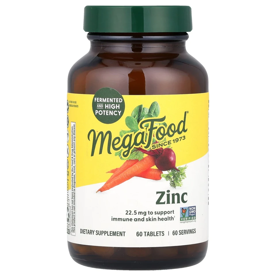 Цинк MegaFood, 22.5 мг, 60 таблеток