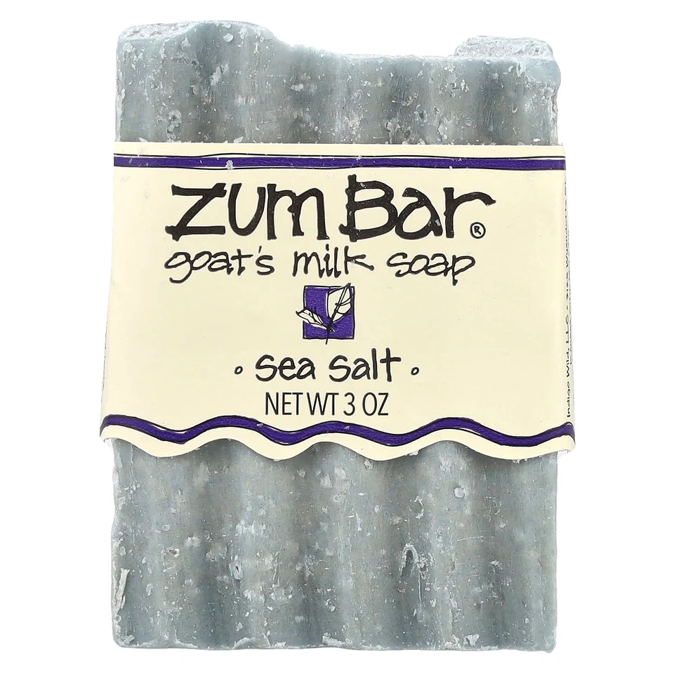 Морская соль ZUM Bar® Goat's Milk Soap, 3 унций, батончик