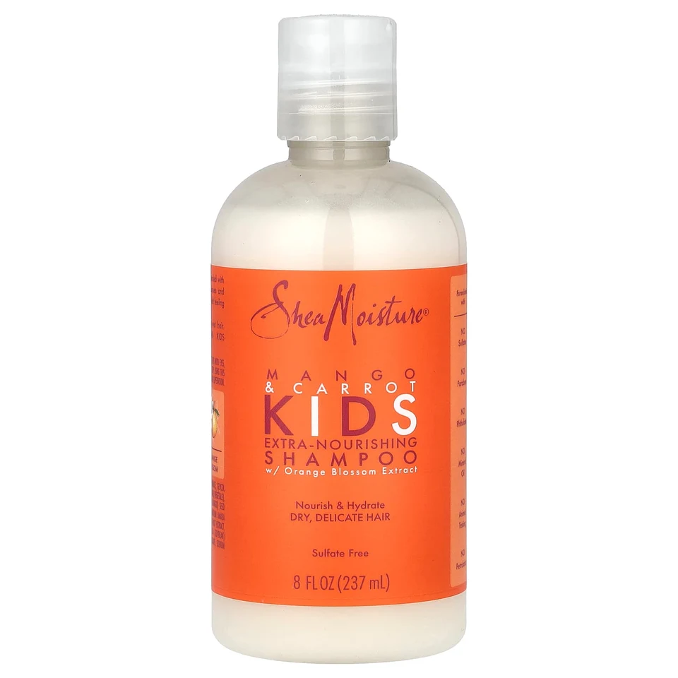 Детский шампунь SheaMoisture Extra-Nourishing Mango & Carrot, 237 мл
