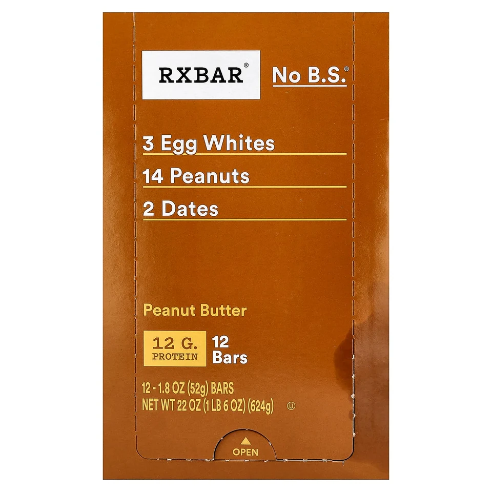 Батончик RXBAR Protein Bar, 52 г, 12 шт., батончик