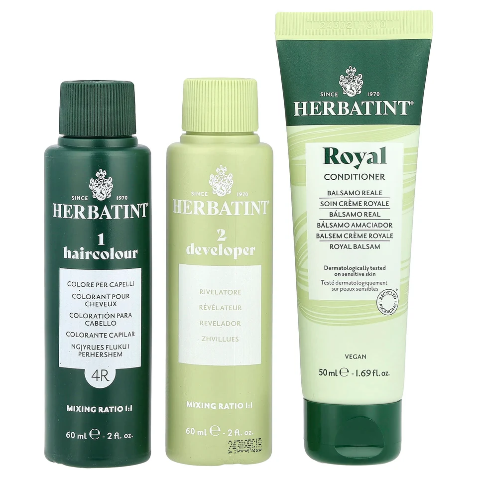 Гель Herbatint Permanent Haircolor 4R Copper Chestnut, 170 мл