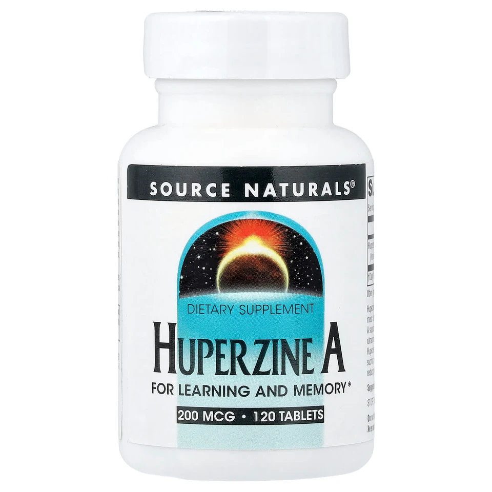 Гуперзин A Source Naturals, 200 мкг, 120 таблеток