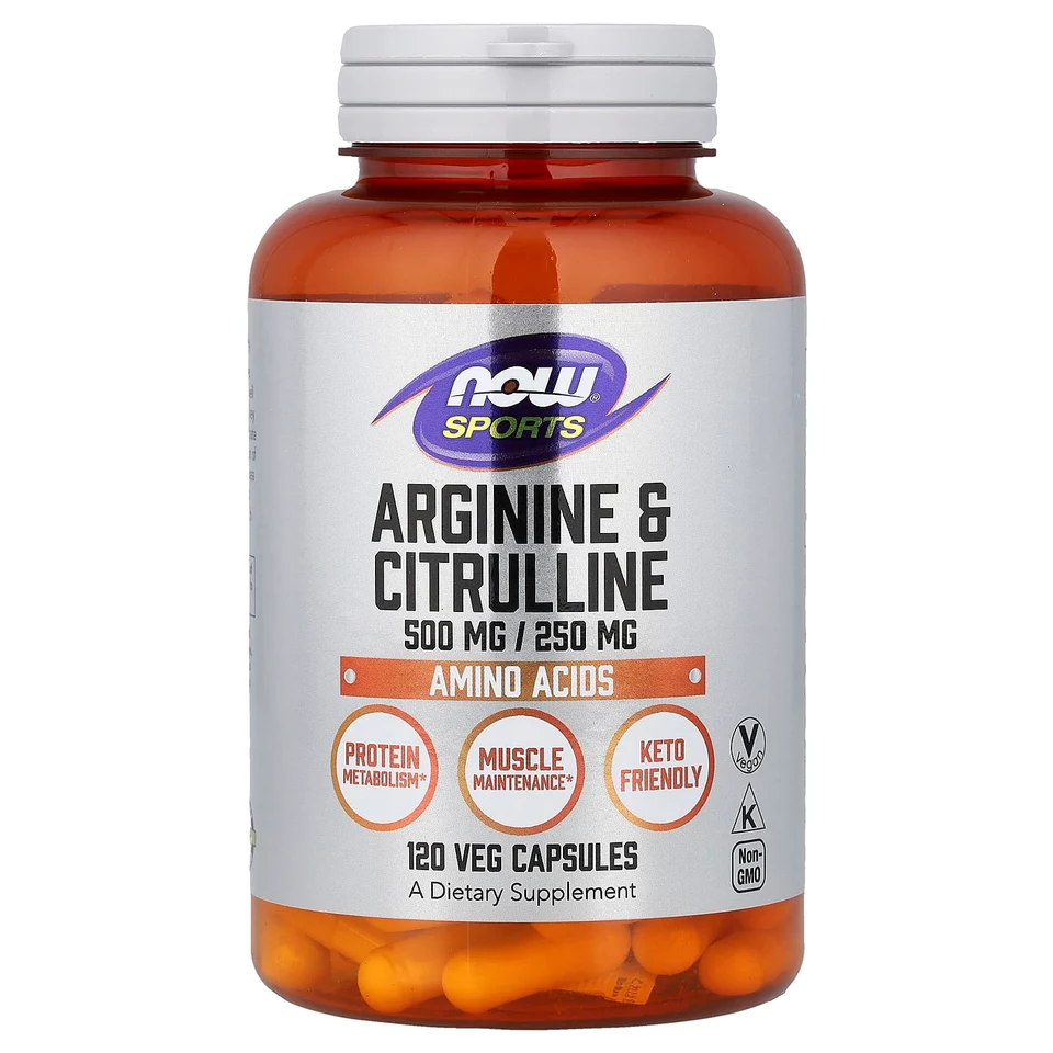 Спорт NOW Foods, 120 вегетарианских капсул