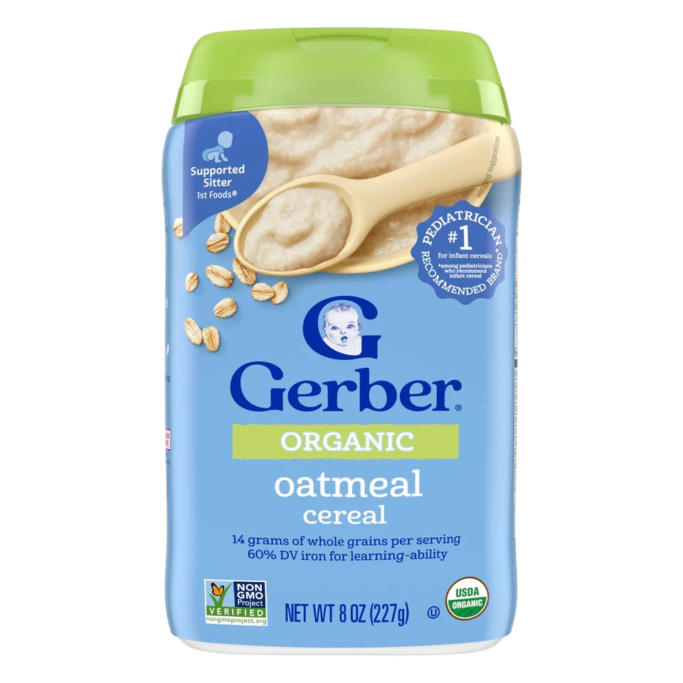 Овсянка Gerber Organic Cereal 1st Foods®, 227 г
