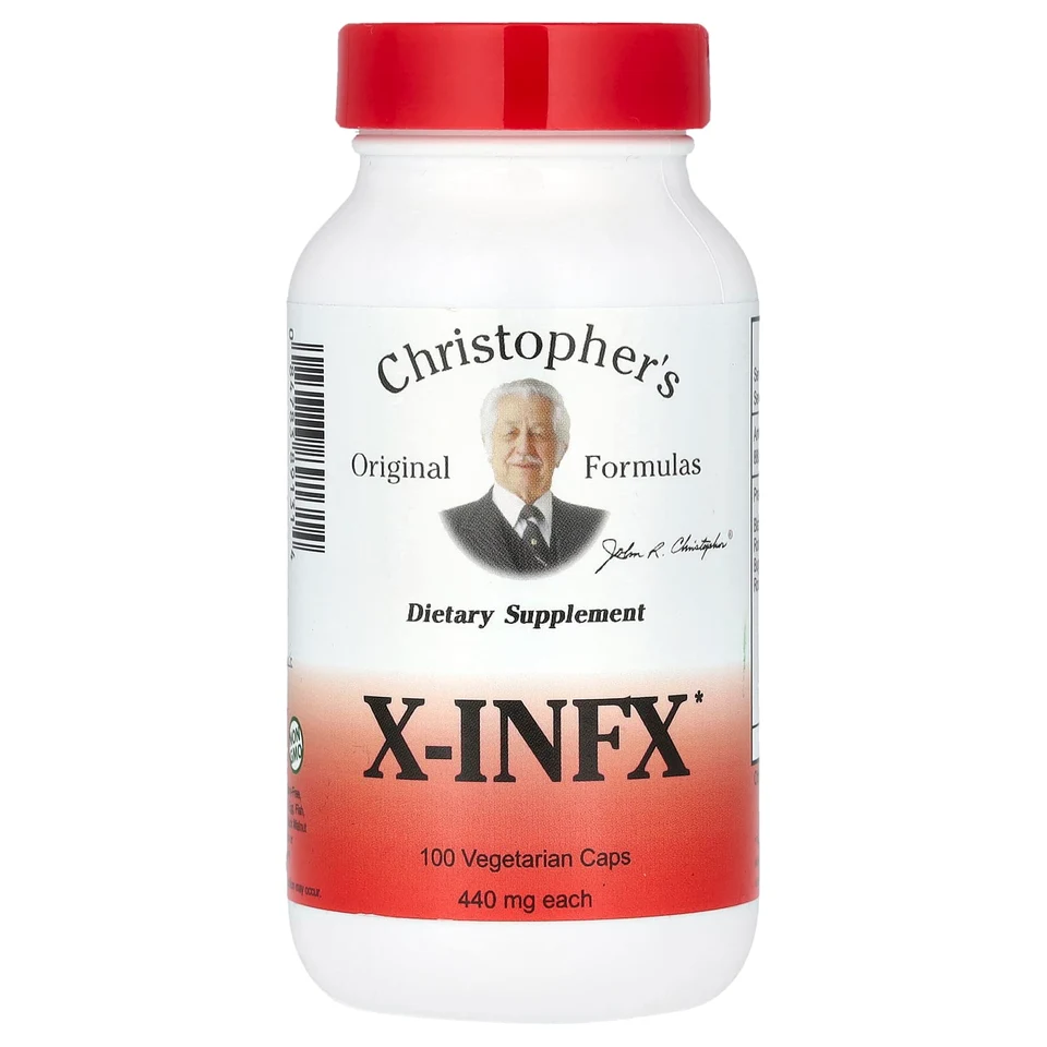 X-INFX Christopher's Original Formulas, 100 вегетарианских капсул