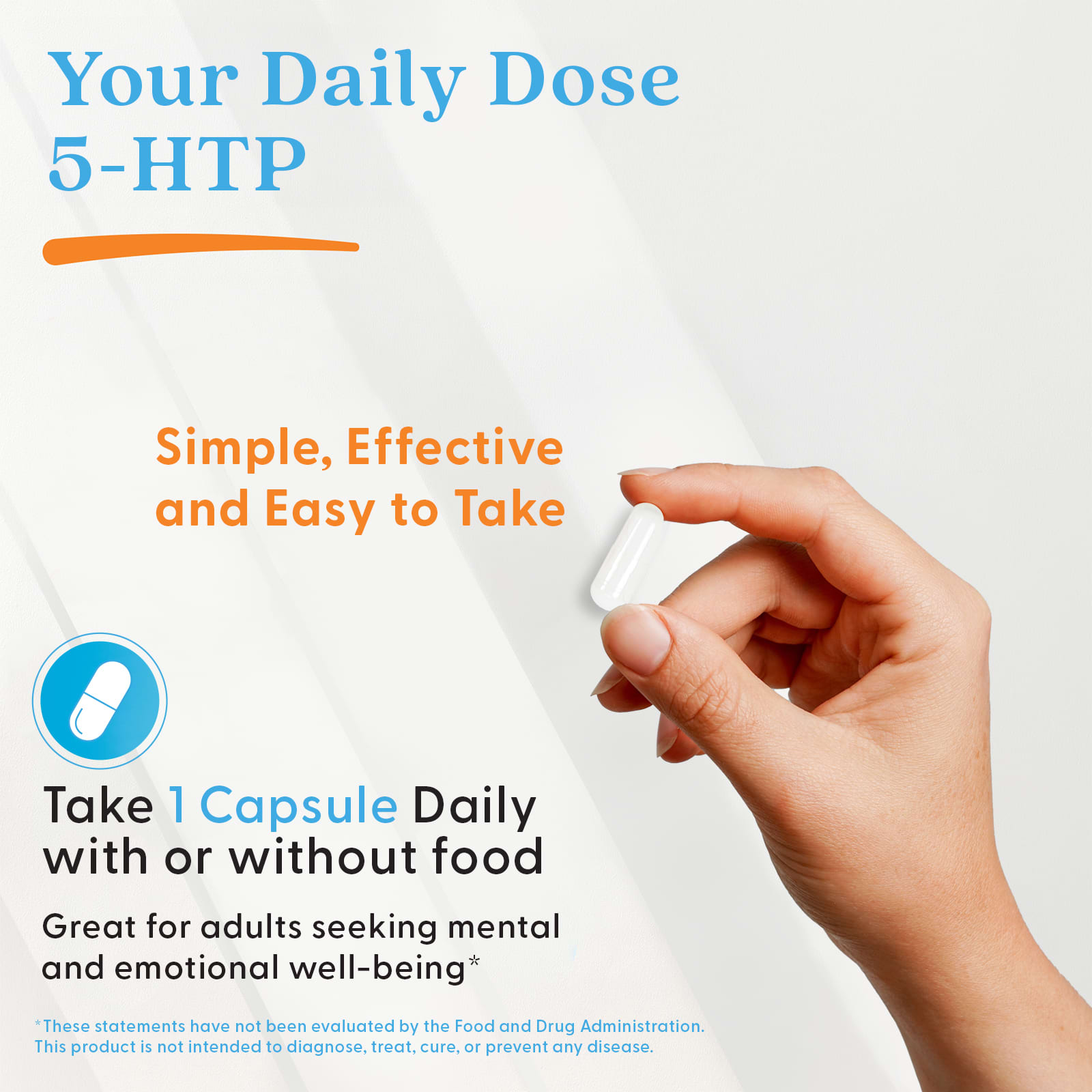 5-HTP Doctor's Best 5-HTP, 100 мг, 60 растительных капсул — фото 7