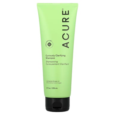 Аргановое масло ACURE Curiously Clarifying Shampoo, вкус Lemongrass & Argan Oil, 236 мл