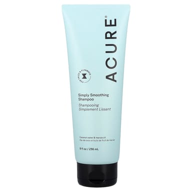 Шампунь ACURE Simply Smoothing, вкус Coconut Water & Marula Oil, 236 мл, масло