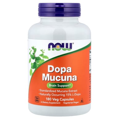 Допа Мукуна NOW Foods, 180 вегетарианских капсул