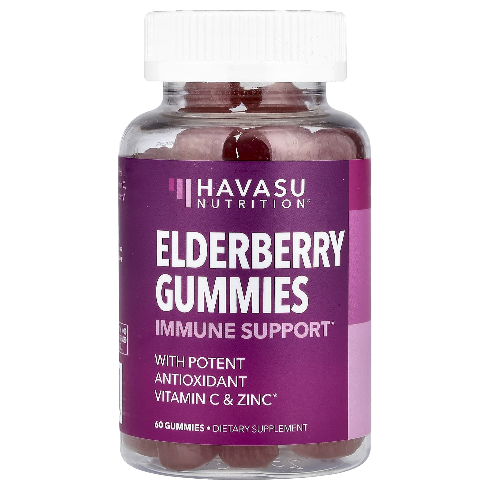 Бузина Havasu Nutrition Gummies, 60 жевательных пастилок