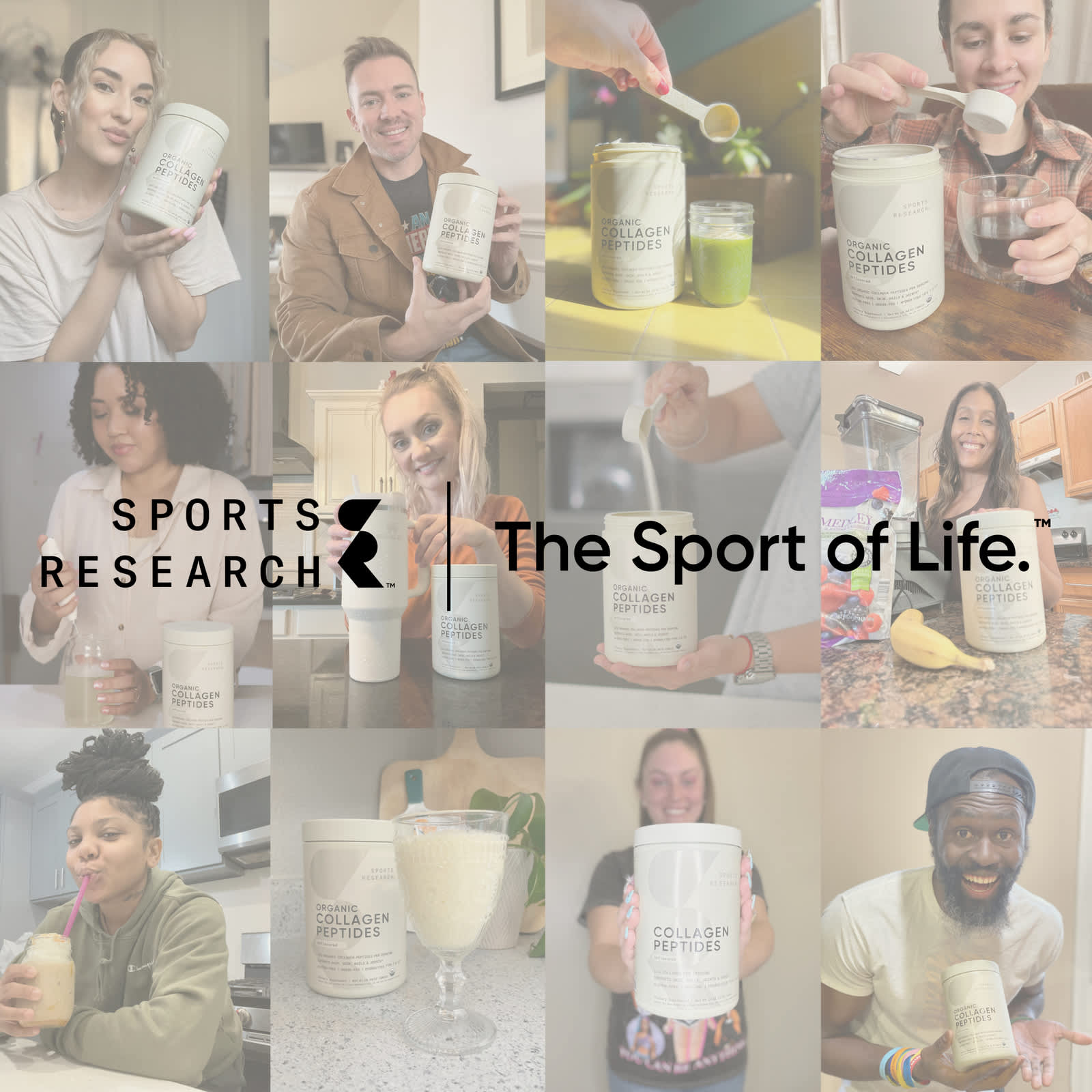 Шоколад Sports Research Multi Collagen, вкус Chocolate, 480 г, 1. — фото 8