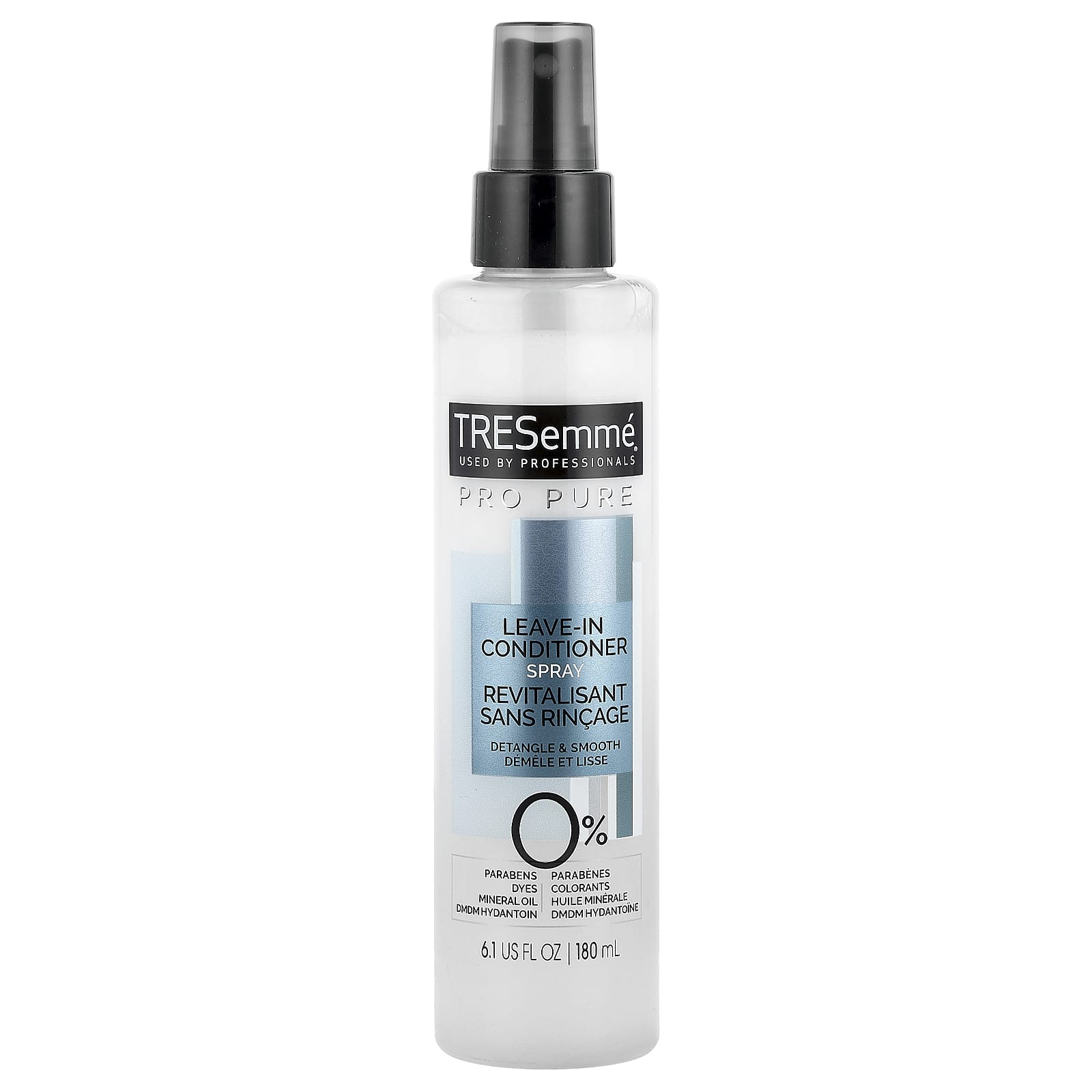 Несмываемый кондиционер TRESemmé Pro Pure Spray Detangle & Smooth, 180 мл, спрей