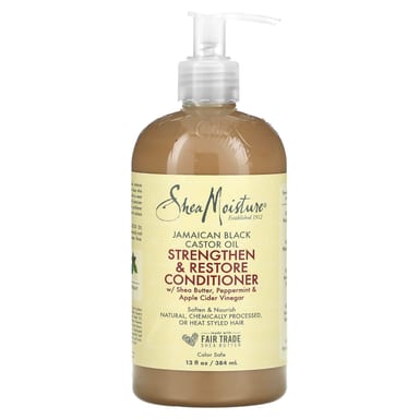 Кондиционер SheaMoisture Jamaican Black Castor Oil Strengthen & Restore, 384 мл, масло