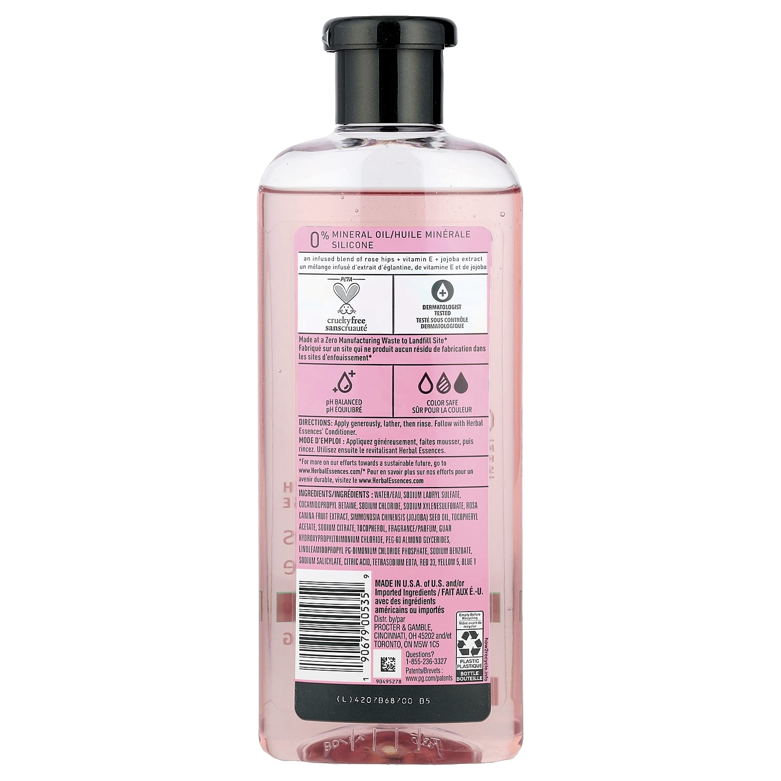 Шампунь Herbal Essences Smooth Rose Hips, 400 мл — фото 2