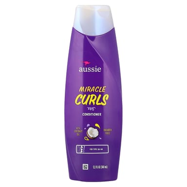 Кокосовое масло Aussie Miracle Curls, вкус Conditioner With Coconut Oil, 360 мл