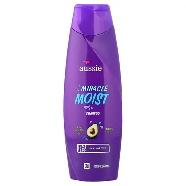 Фото товара: Шампунь Aussie Miracle Moist with Avocado Oil, 360 мл, масло