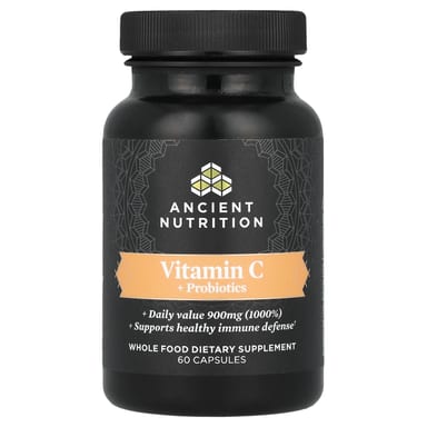 Пробиотик Ancient Nutrition Vitamin C, 60 капсул