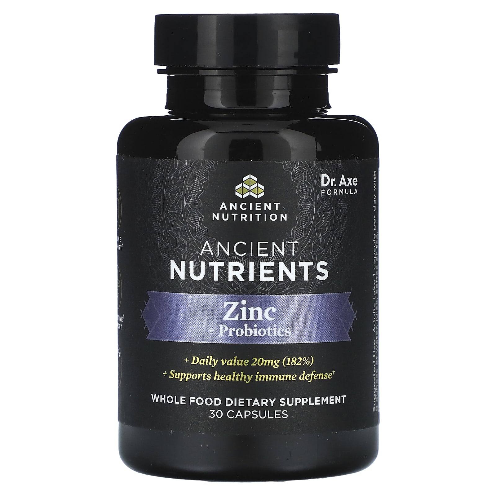 Пробиотик Ancient Nutrition Zinc, 30 капсул