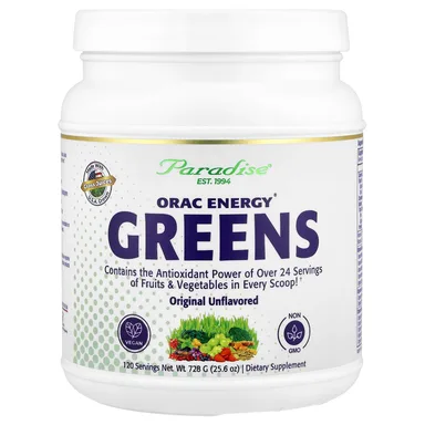 Фото товара: Зеленый комплекс Paradise Herbs ORAC Energy® Greens Original, без вкуса, 728 г