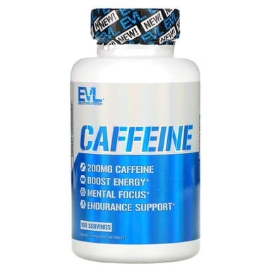 Кофеин EVLution Nutrition, 200 мг, 100 таблеток