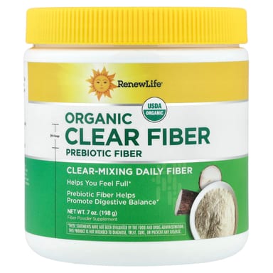Пребиотик Renew Life Organic Clear Fiber, 198 г