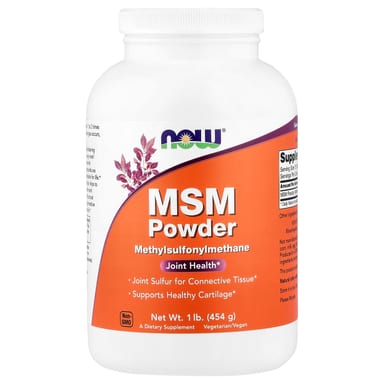 Порошок NOW Foods MSM, 454 г