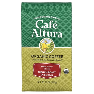 Кофе Cafe Altura Organic Whole Bean French Roast, 283 г