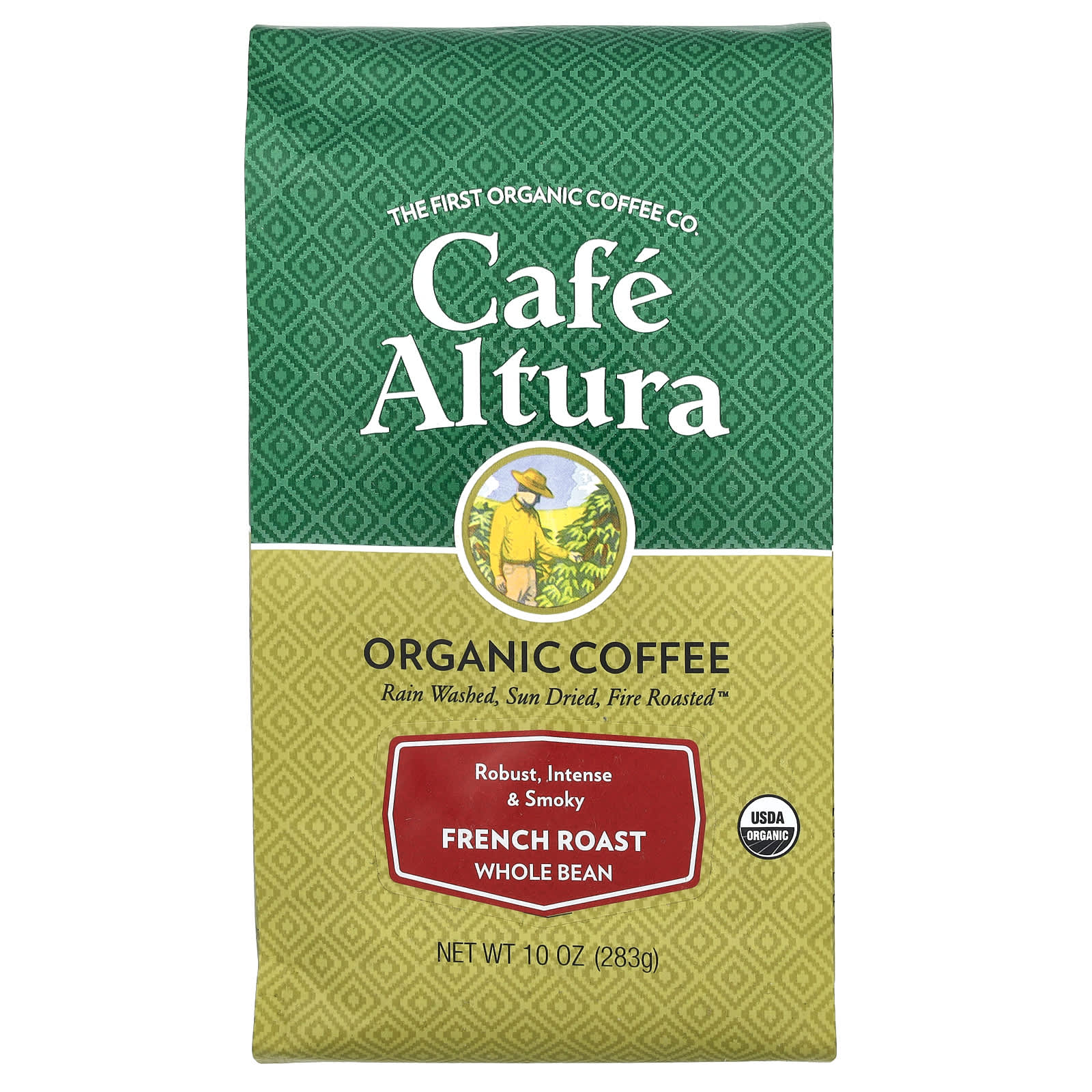 Кофе Cafe Altura Organic Whole Bean French Roast, 283 г