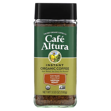 Кофе Cafe Altura Instant Organic Medium Roast Freeze-Dried, 100 г