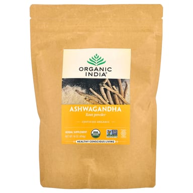 Ашваганда Organic India Root Powder, 454 г, порошок