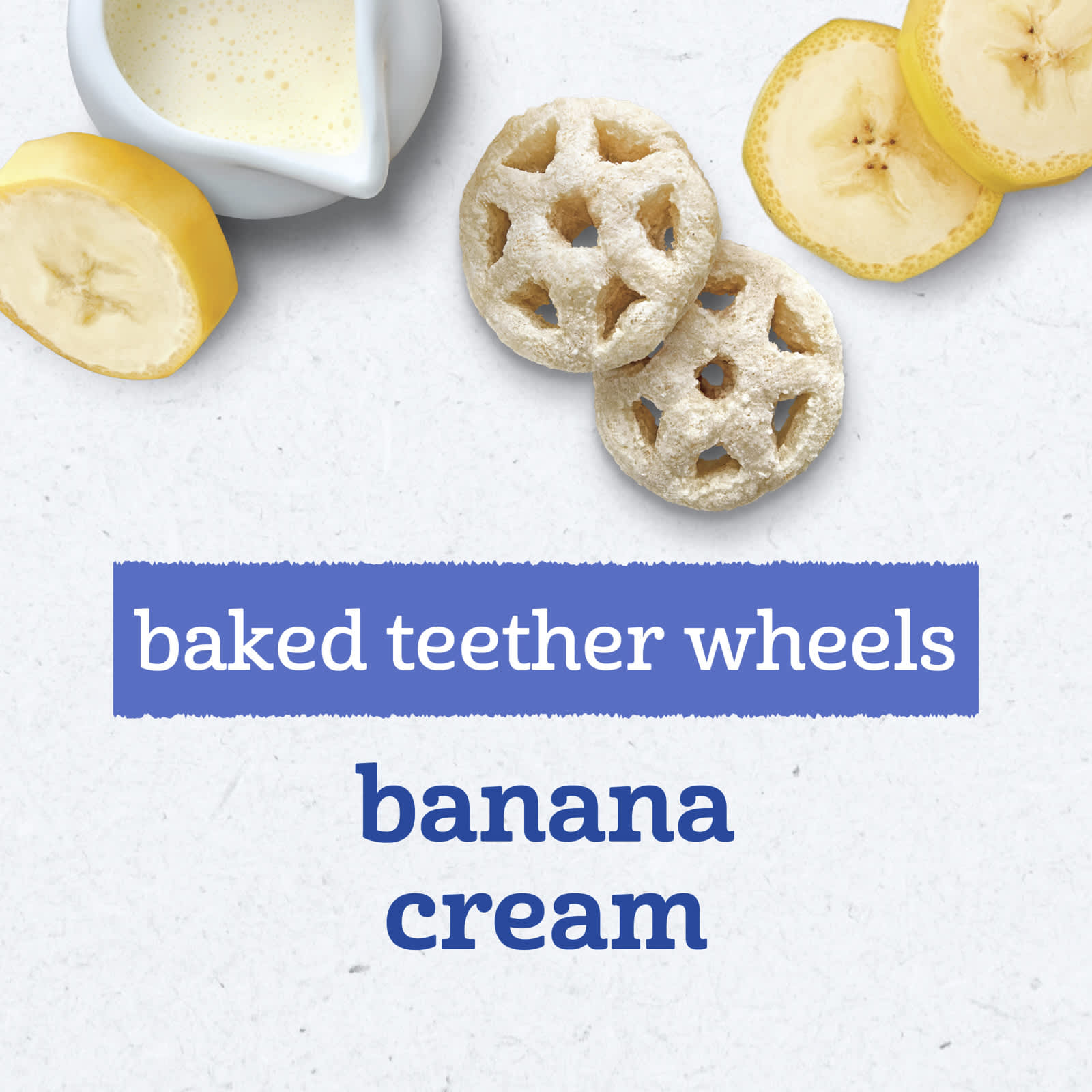 Крем Gerber Baked Teether Wheels 10+ Months, вкус Banana Cream, 42 г — фото 5