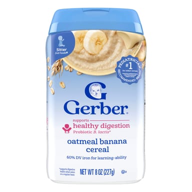 Овсянка Gerber Cereal 2nd Foods® Banana, 227 г