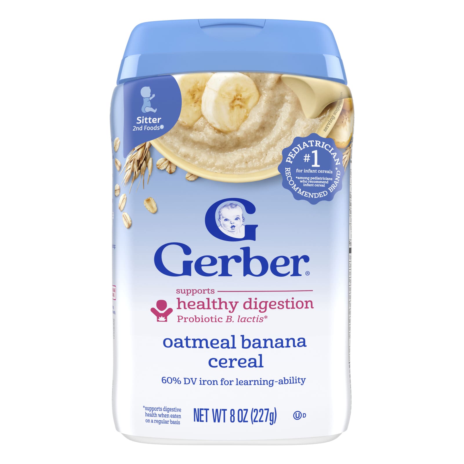 Овсянка Gerber Cereal 2nd Foods® Banana, 227 г — фото 2