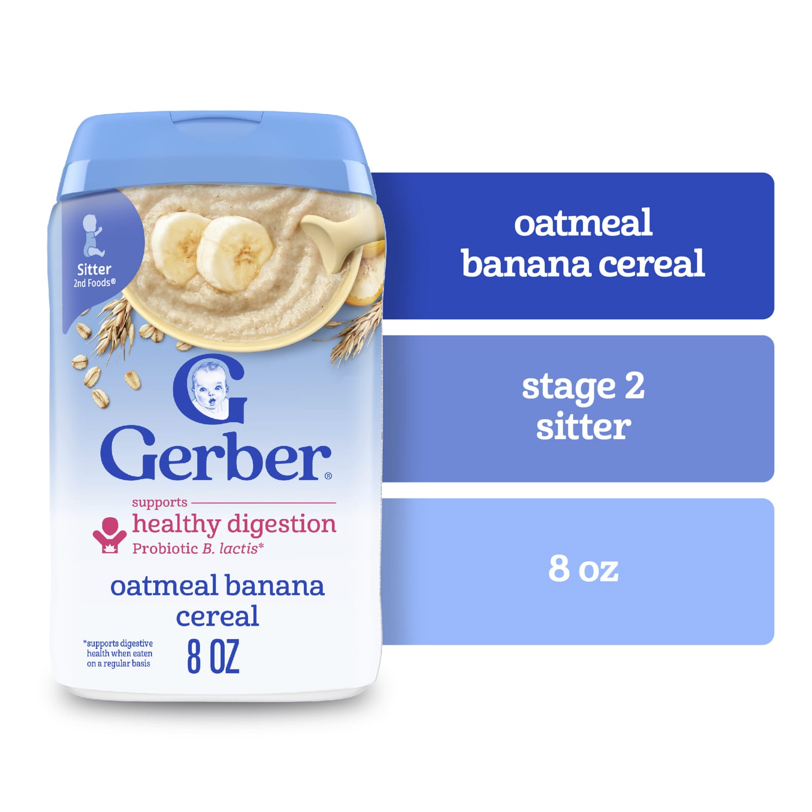 Овсянка Gerber Cereal 2nd Foods® Banana, 227 г — фото 3