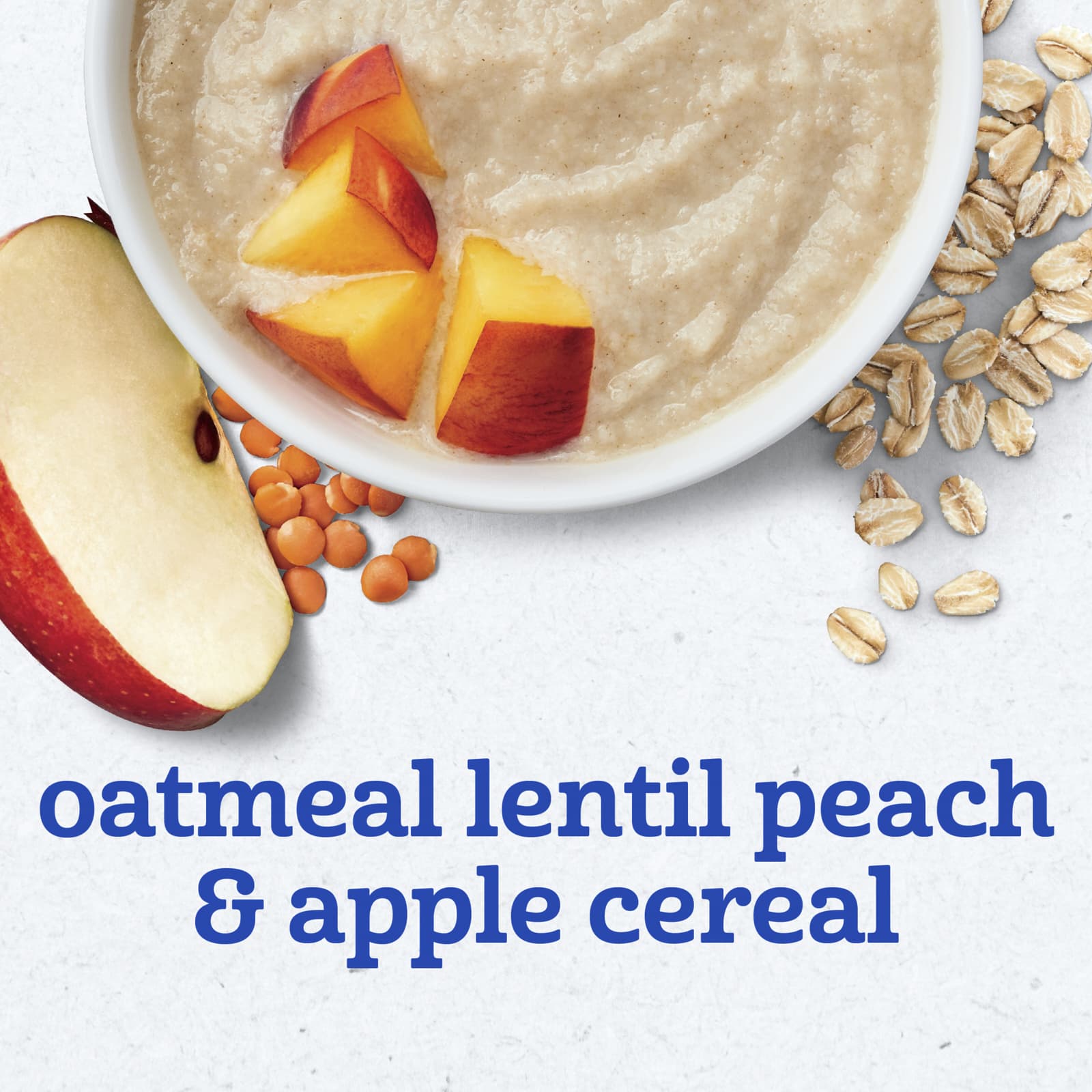 Овсянка Gerber Cereal 2nd Foods® Lentil Peach & Apple, 227 г — фото 4