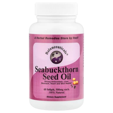 Масло Balanceuticals Seabuckthorn Seed, 60 мягких капсул