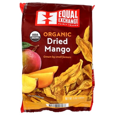 Сушеный манго Organic, 142 г (5 унций)