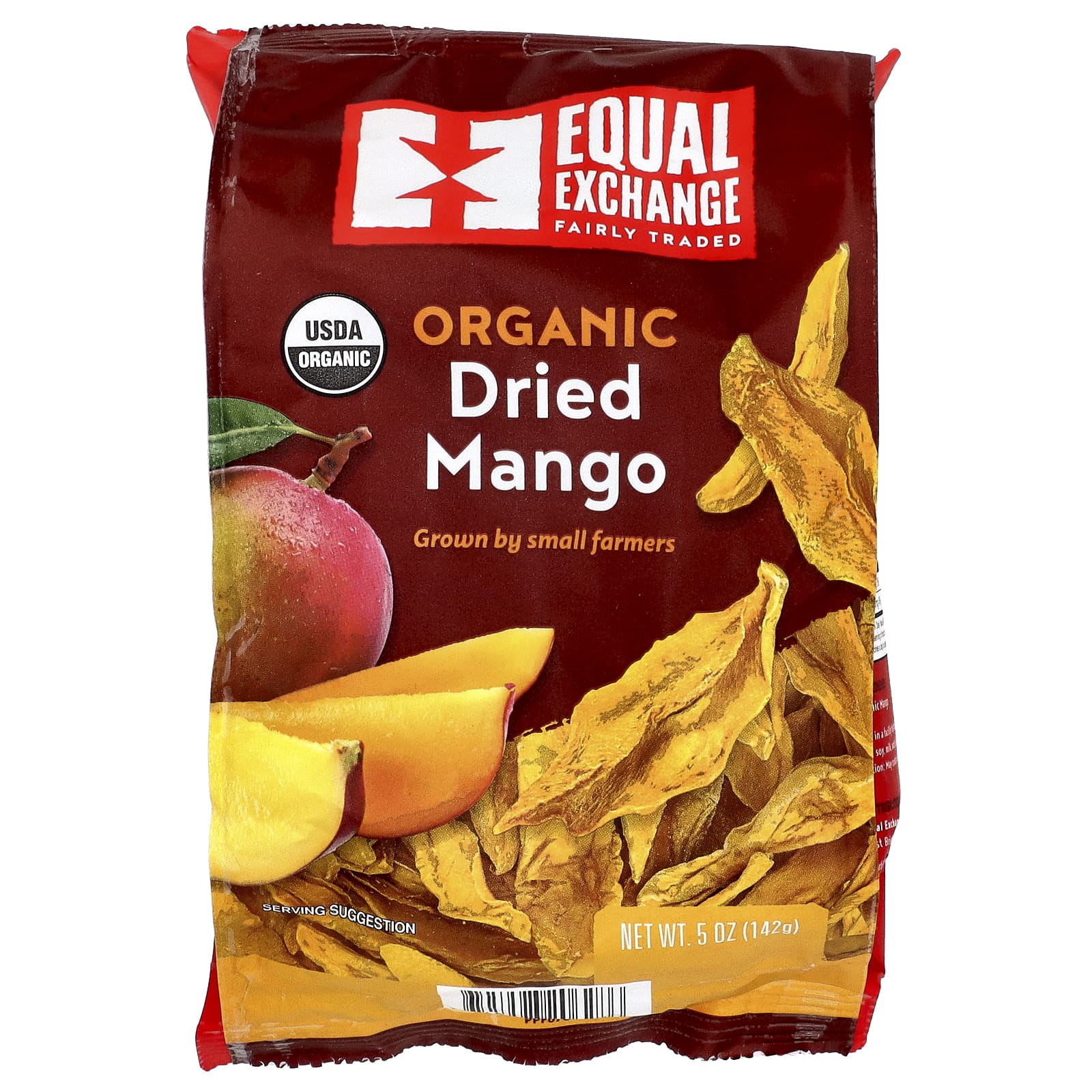 Сушеный манго Organic, 142 г (5 унций)