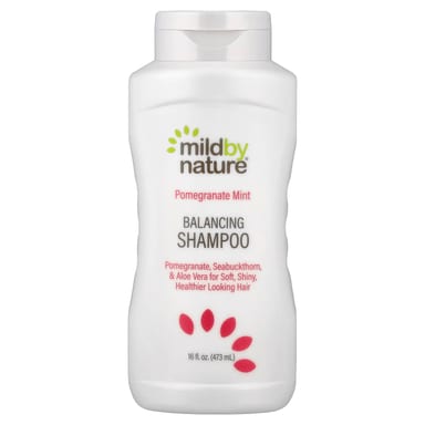 Шампунь Mild By Nature, аромат «Pomegranate Mint Balancing Shampoo», 473 мл