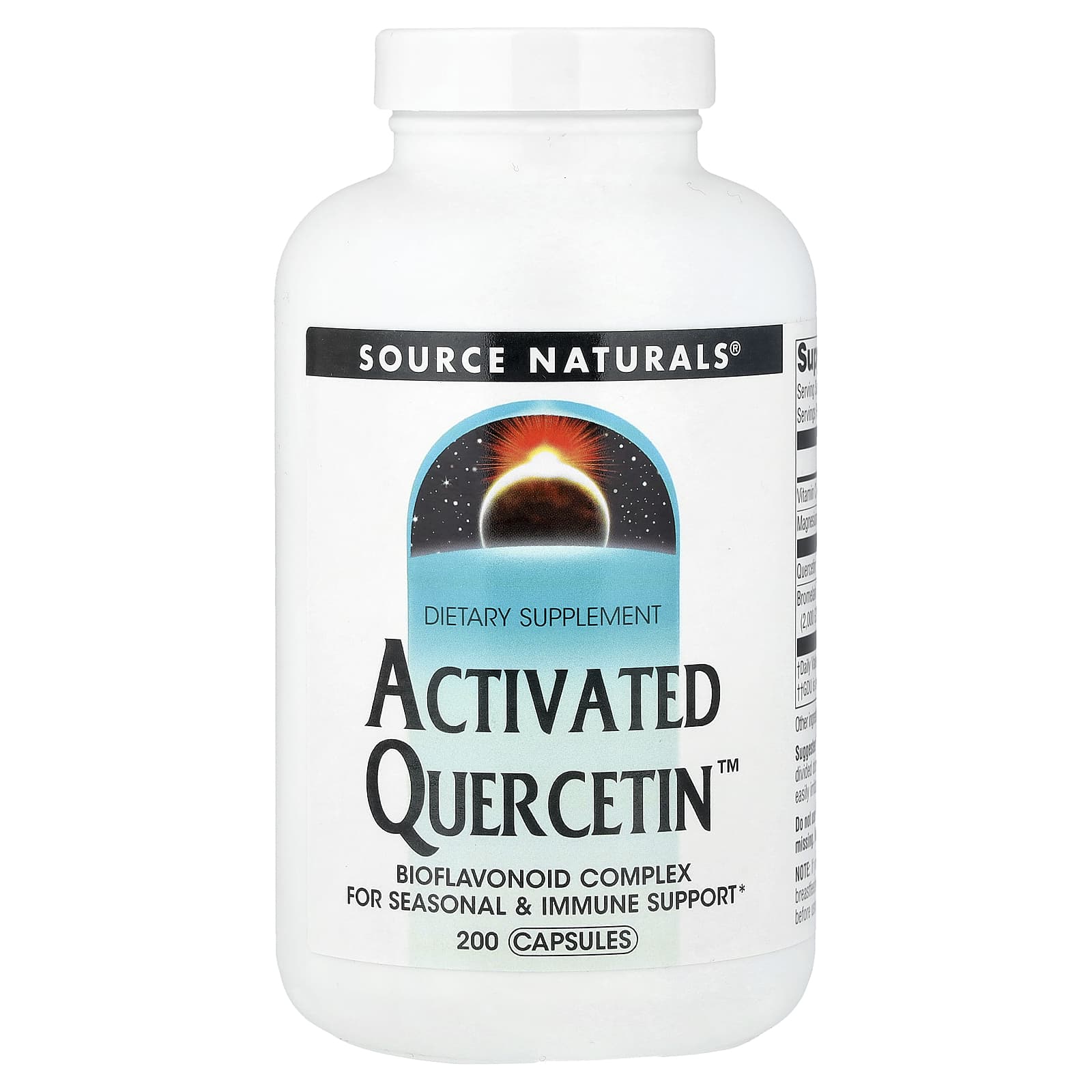 Кверцетин Source Naturals Activated™, 200 капсул