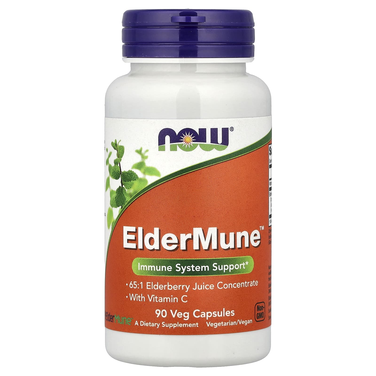 ElderMune™ NOW Foods, 90 вегетарианских капсул