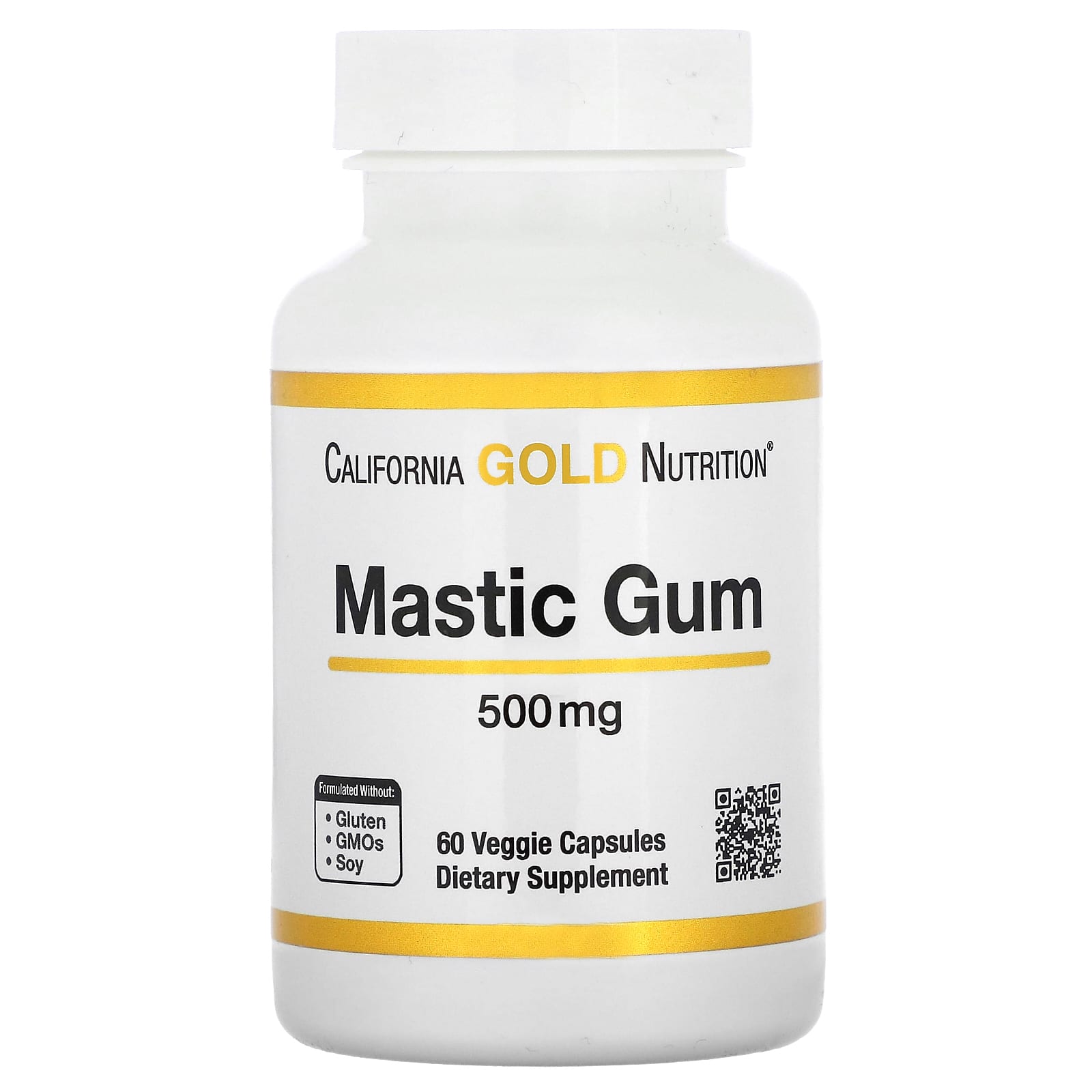 Мастиковая смола California Gold Nutrition, 500 мг, 60 растительных капсул — фото 3