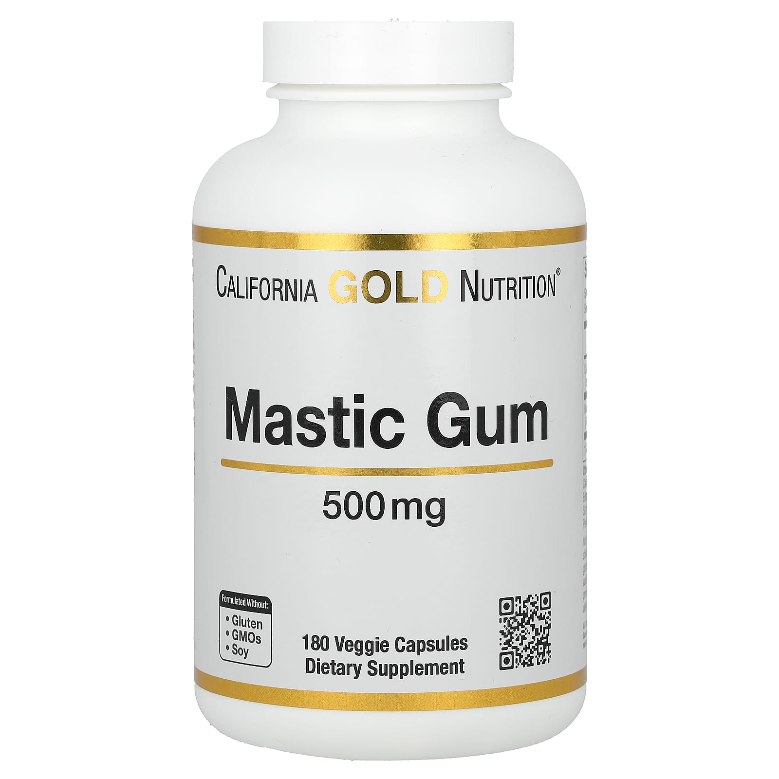 Мастиковая смола California Gold Nutrition, 500 мг, 180 растительных капсул — фото 2