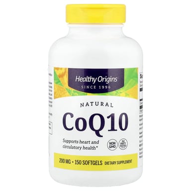 Коэнзим Q10 Healthy Origins Natural, 200 мг, 150 мягких капсул