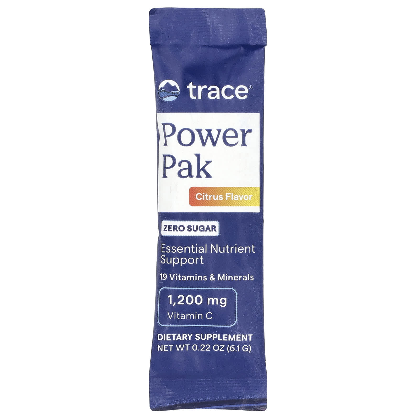 Стик Trace Power Pak Zero Sugar 30 Packets, вкус Citrus, 6.1 г, саше