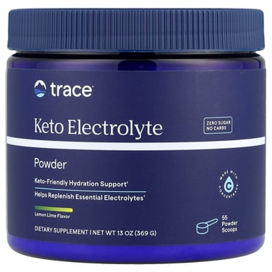 Порошок Trace Keto Electrolyte, вкус Lemon Lime, 369 г