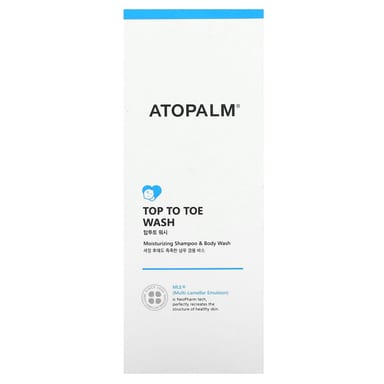Гель для душа Atopalm Top to Toe Wash Moisturizing Shampoo &, 300 мл