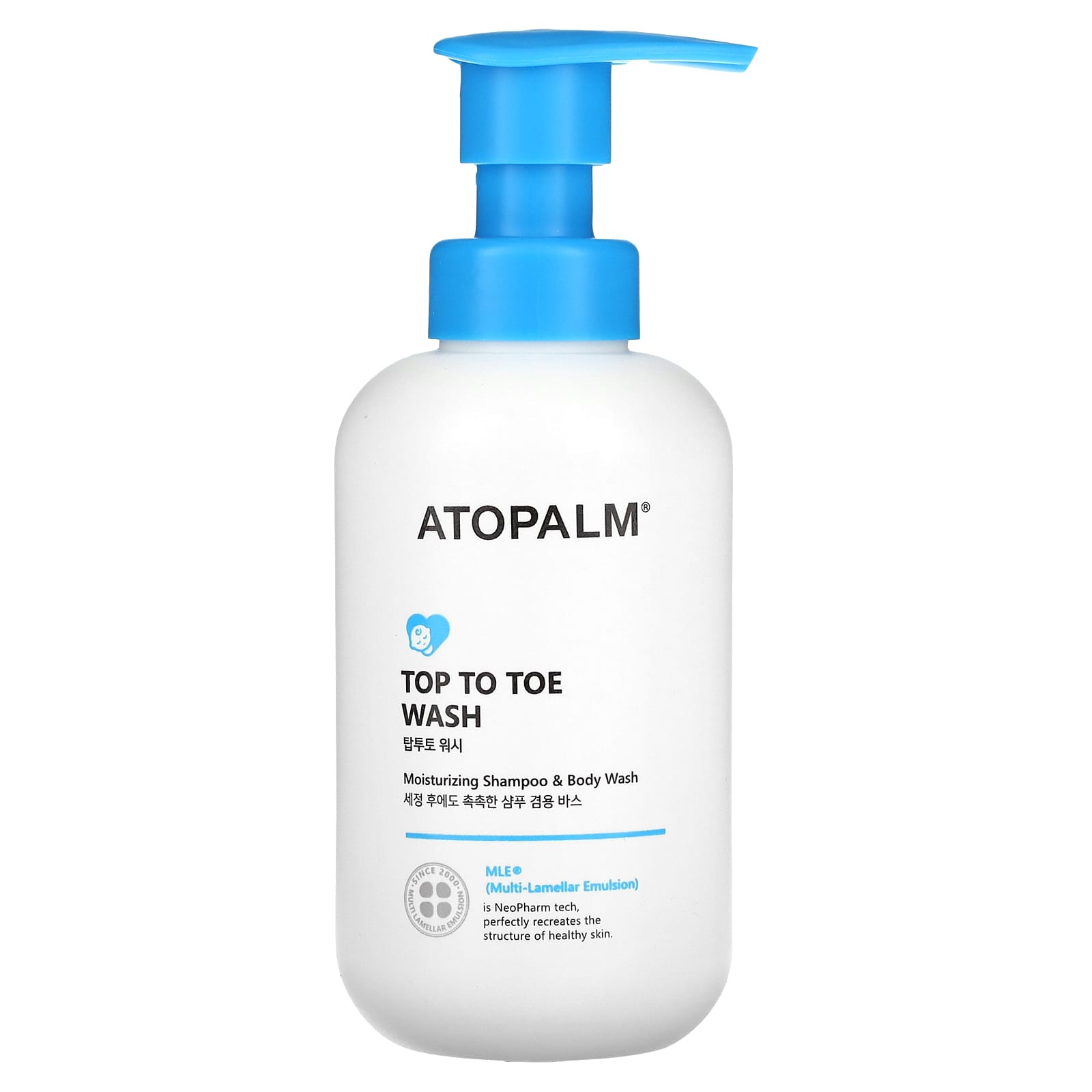 Гель для душа Atopalm Top to Toe Wash Moisturizing Shampoo &, 300 мл — фото 2