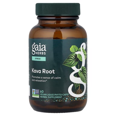 Корень кавы Gaia Herbs, 576 мг, жидкая форма