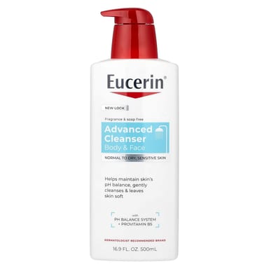 Очищающее средство Eucerin Body & Face Advanced Sensitive Skin, 500 мл